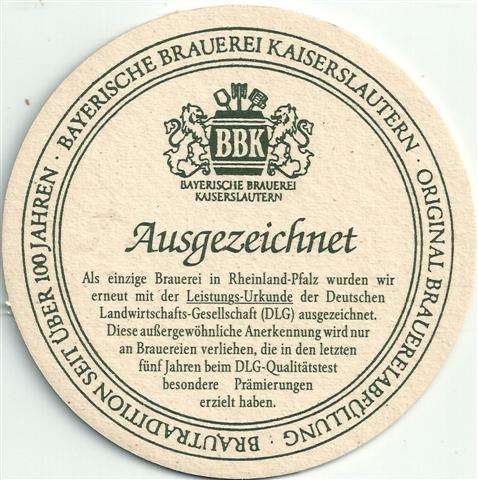 kaiserslautern kl-rp bbk kaiser rund 2b (205-ausgezeichnet)